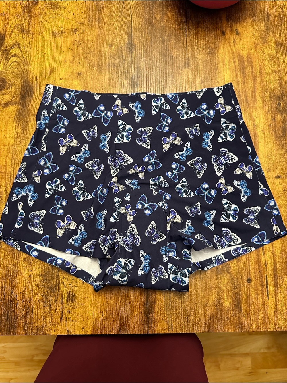 knix Navy Blue Butterfly Print Briefs